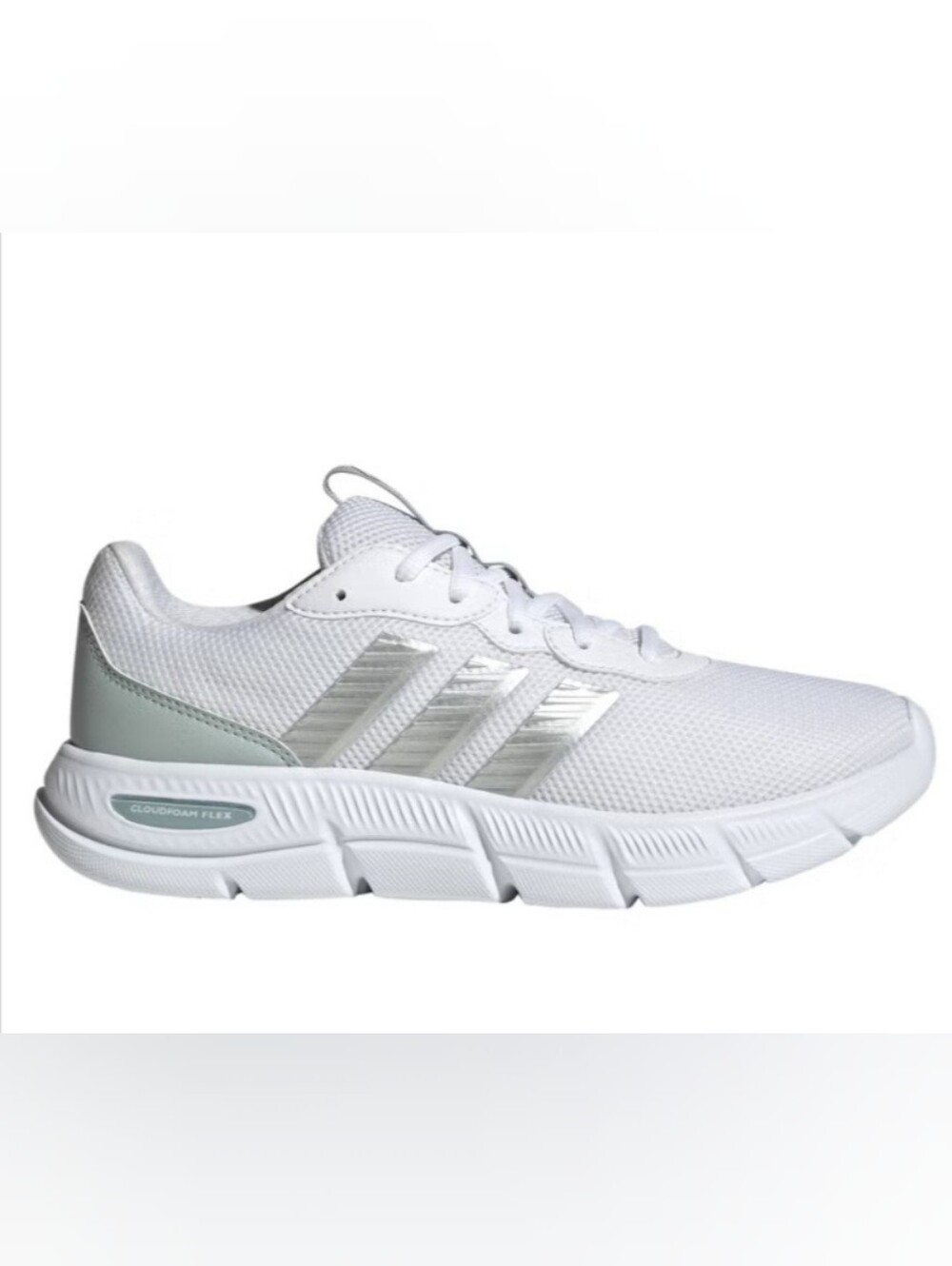 ADIDAS CLOUD FLEX FOAM WOMEN SNEAKERS COLOR WHITE - Picture 2 of 6